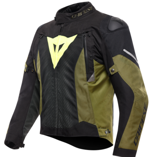 SUPER SPRINT D-DRY JACKET BLACK/GREEN/FLUO YELLOW image