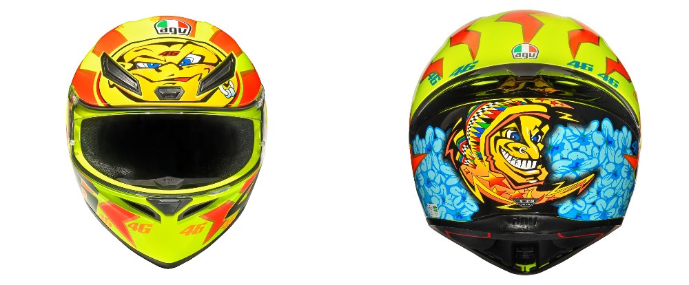 復刻グラフィック『ROSSI 2001』がAGV K1 Sに新登場