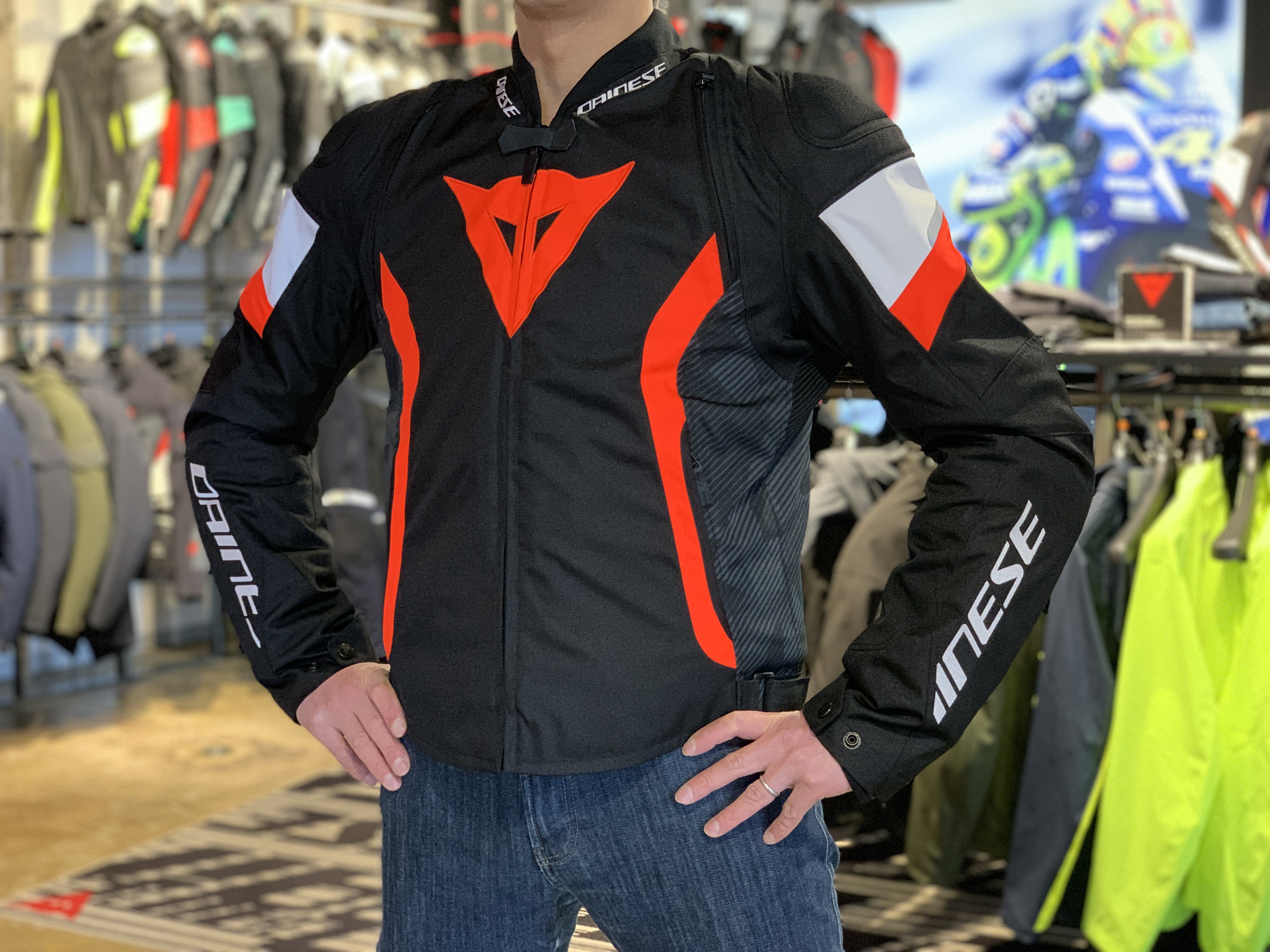 p*n様 Dainese ジャケット サイズ52 ブラック/グレー/レッド 
