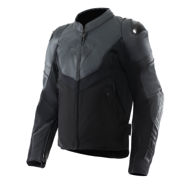 IPERATTIVA LEATHER-TEX JACKET　BLACK/BLACK image