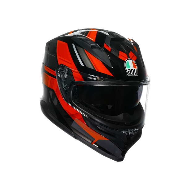 K7 AGV JIST MPLK Asian Fit - TAURAX BLACK/RED image