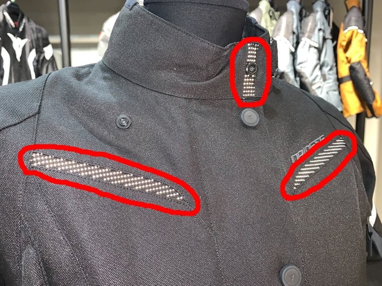 TEMPEST 3 D-Dry LADY JACKET前面反射材