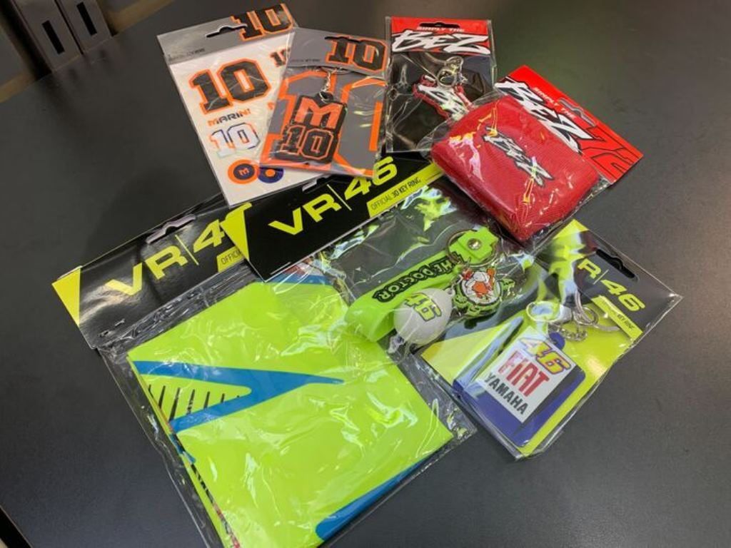 待望のVR46新作が広島店にも入荷！｜ロッシ、ベッツェッキ、マリーニグッズ