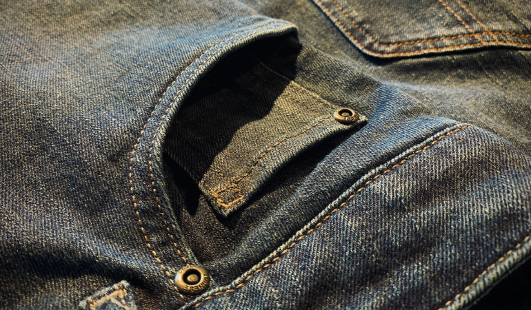 5-POCKET DENIM PANTS ポケット