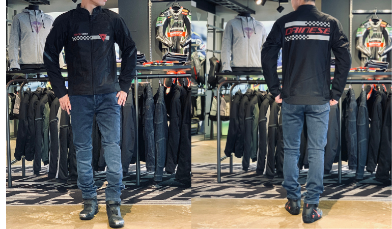 5-POCKET DENIM SLIM PANTS 前後
