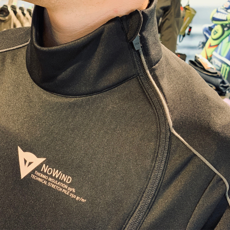 D-Mantle Fleece WS ファスナー