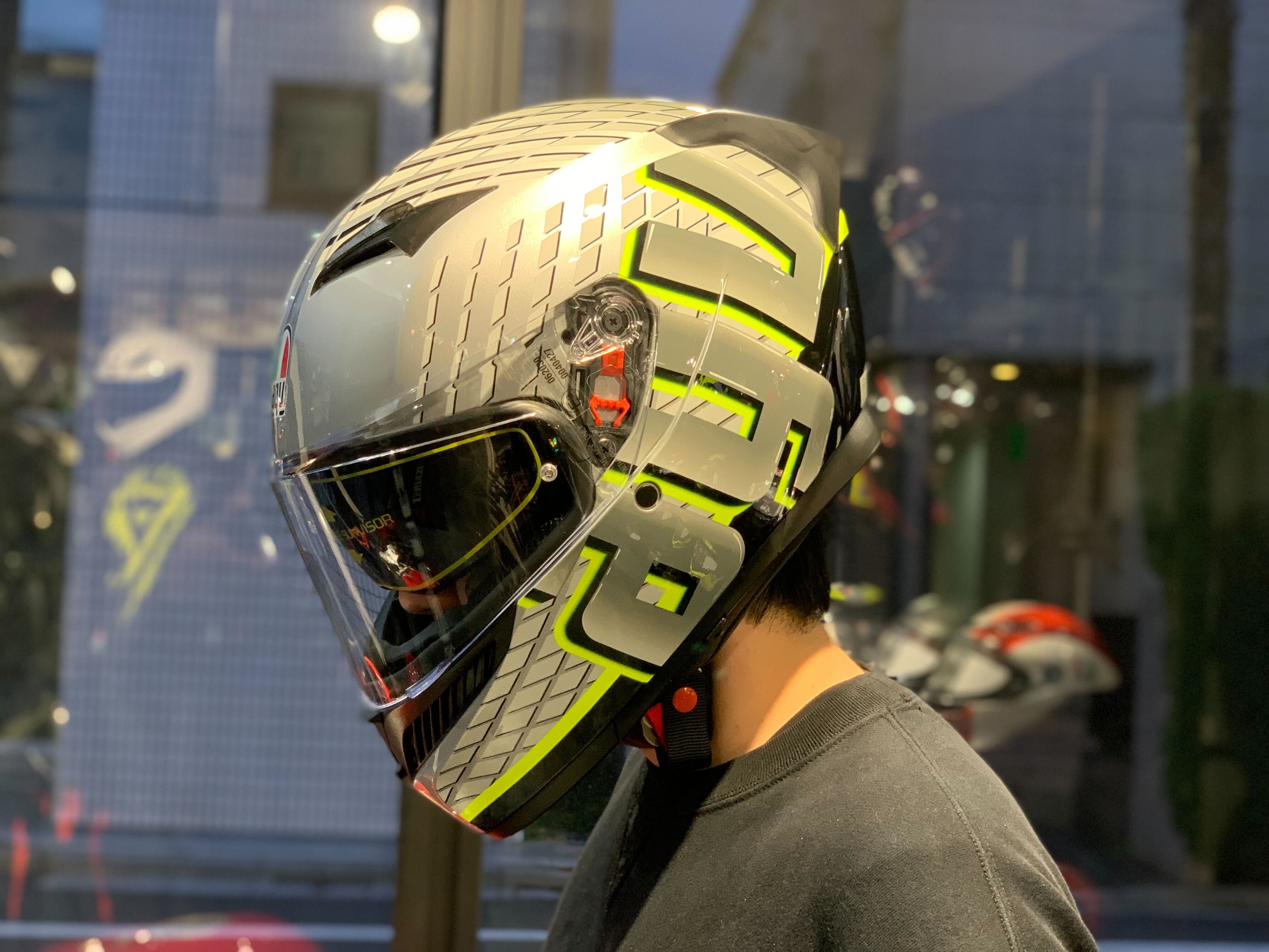 インナーバイザー搭載ヘルメット
