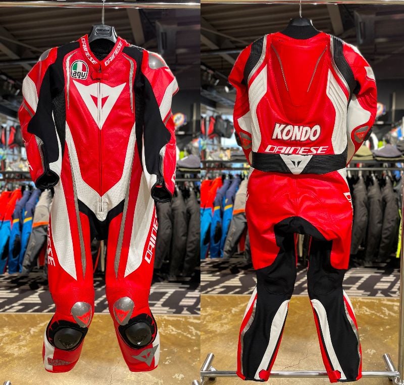 オーダーメイド作例①】-KYALAMI 1PC PERF. LEATHER SUIT-