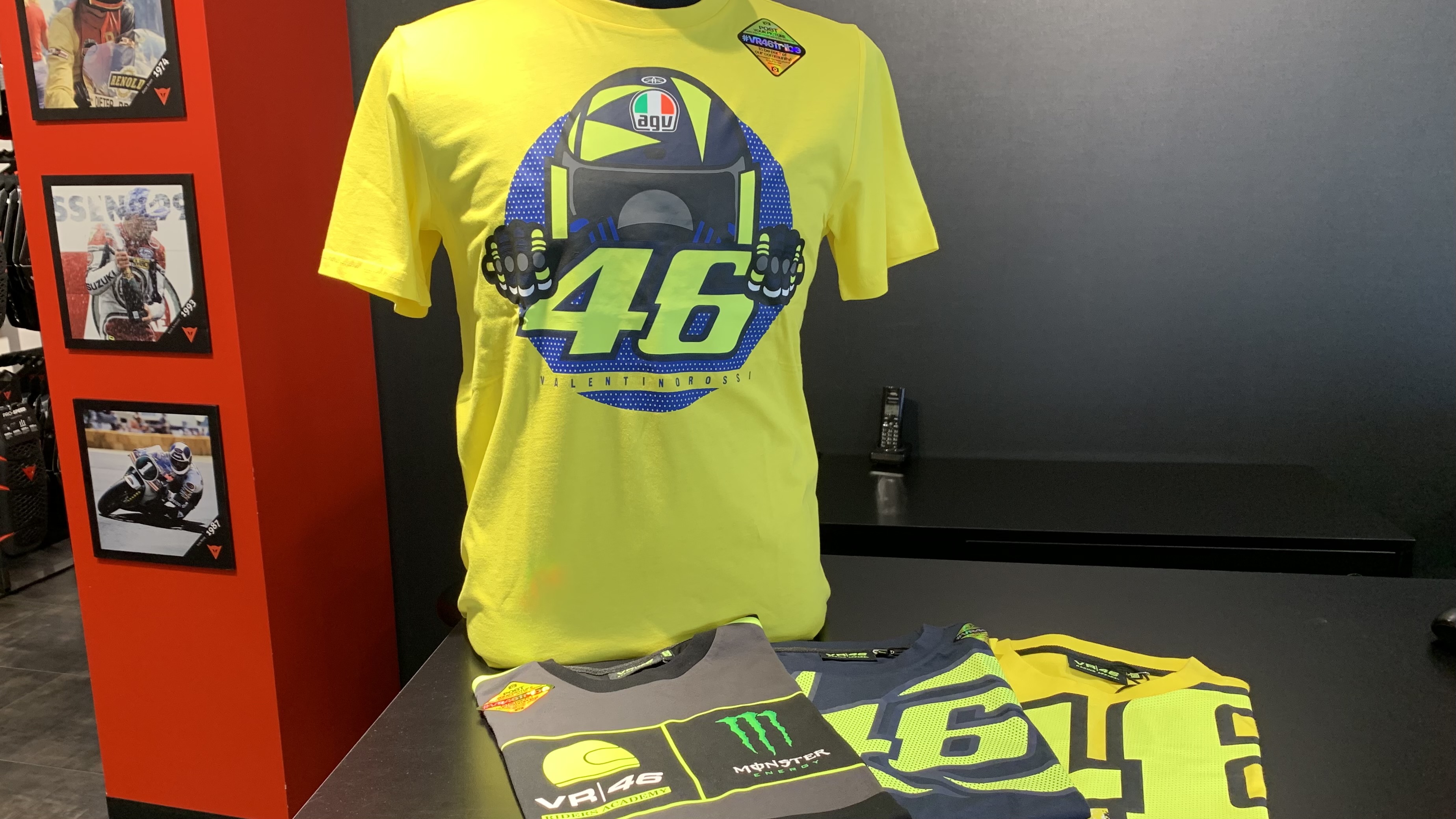 AGV K6に新作! 蛍光イエローが特徴のVR46モデルが登場致しました！