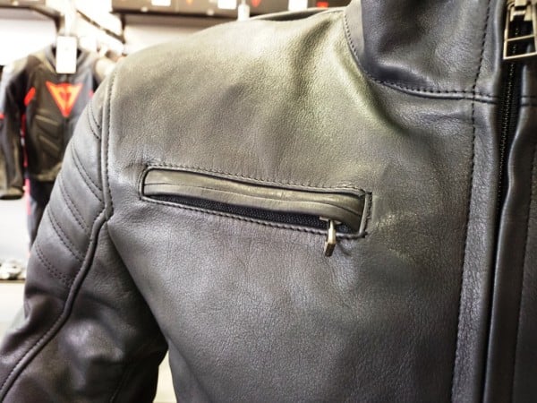 Dainese bryan leather jacket on sale black