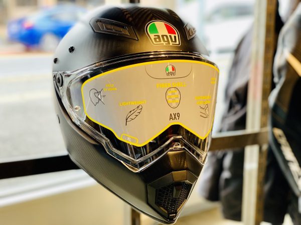 AGV AX9 MATT CARBONのご紹介☆