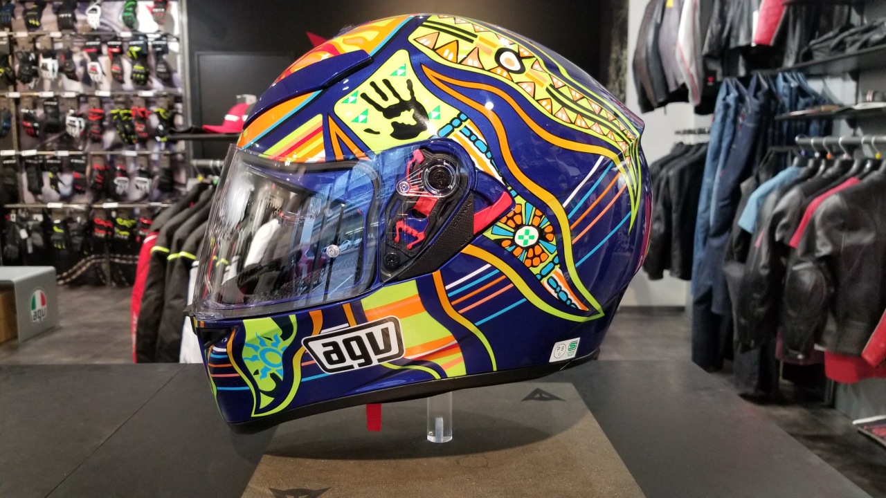 AGV AF-1 沸く バレンティーノロッシ FIVE CONTINENTS XL