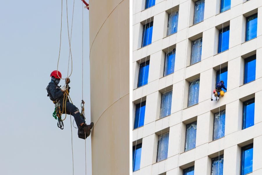 高所作業用エアバッグ-高所作業の種類