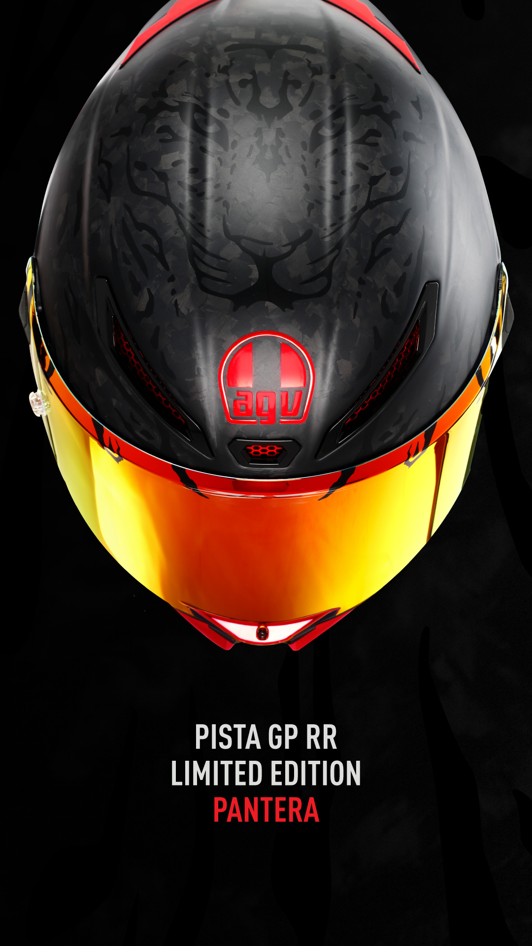 w*q様 【公式販売終了•世界限定3000個】AGV PANTERA カーボンP 世界限定3000個。PISTA GP RR LIMITED EDITION ”PANTERA”