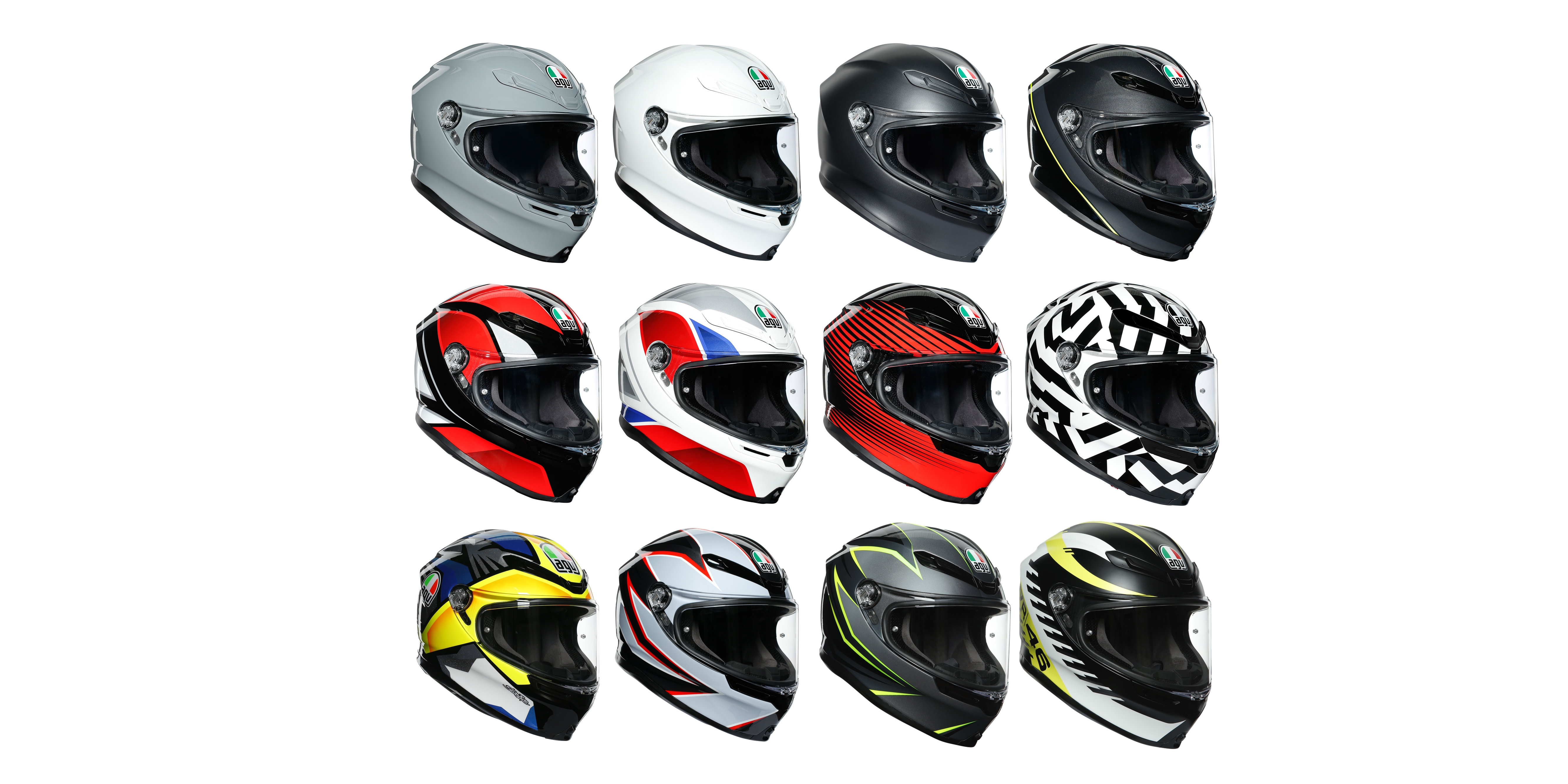 軽量で快適なモデル[AGV K6]