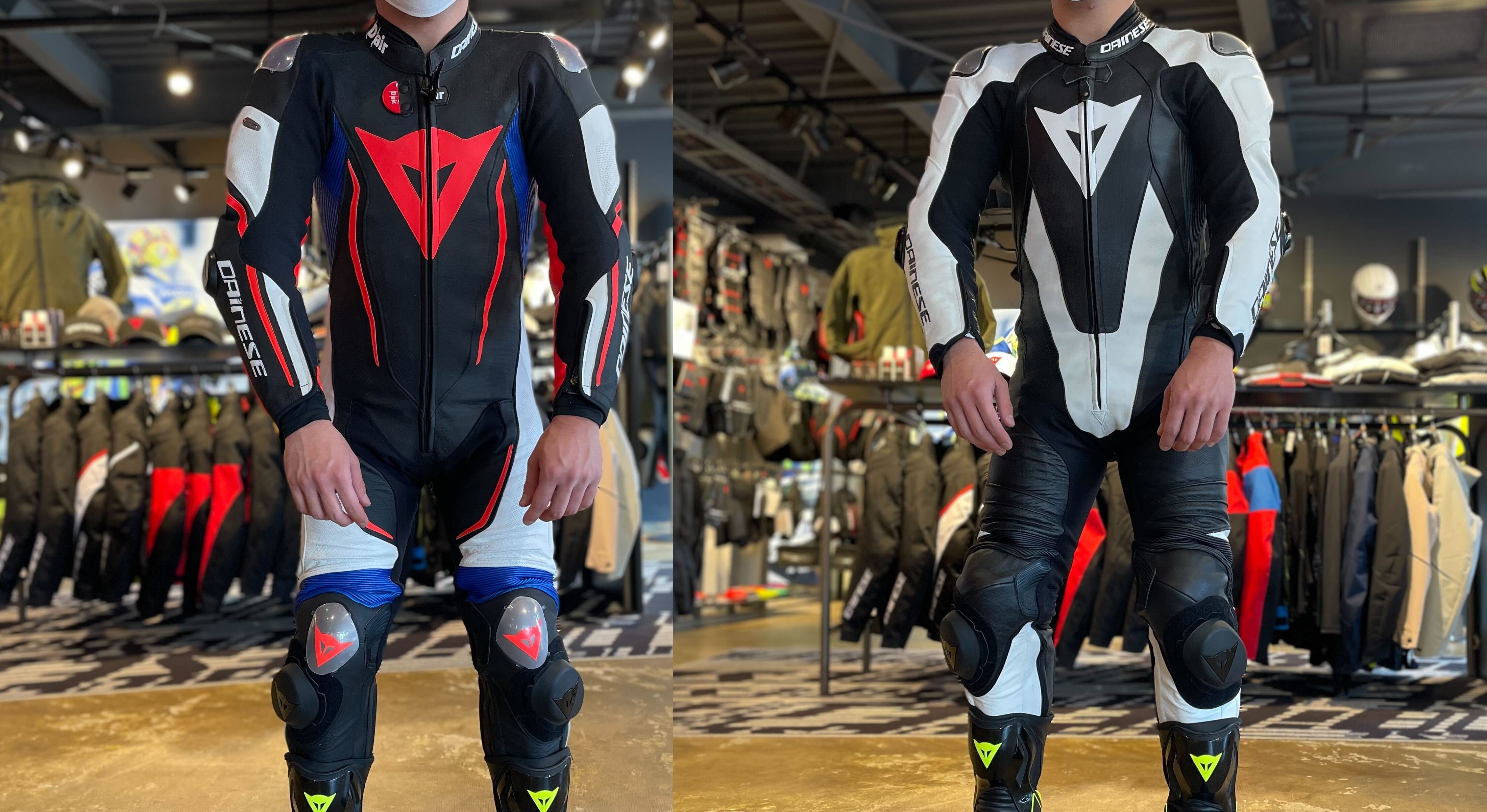 人気レザースーツのフィット感を実際にバイクに跨ってレビュー！