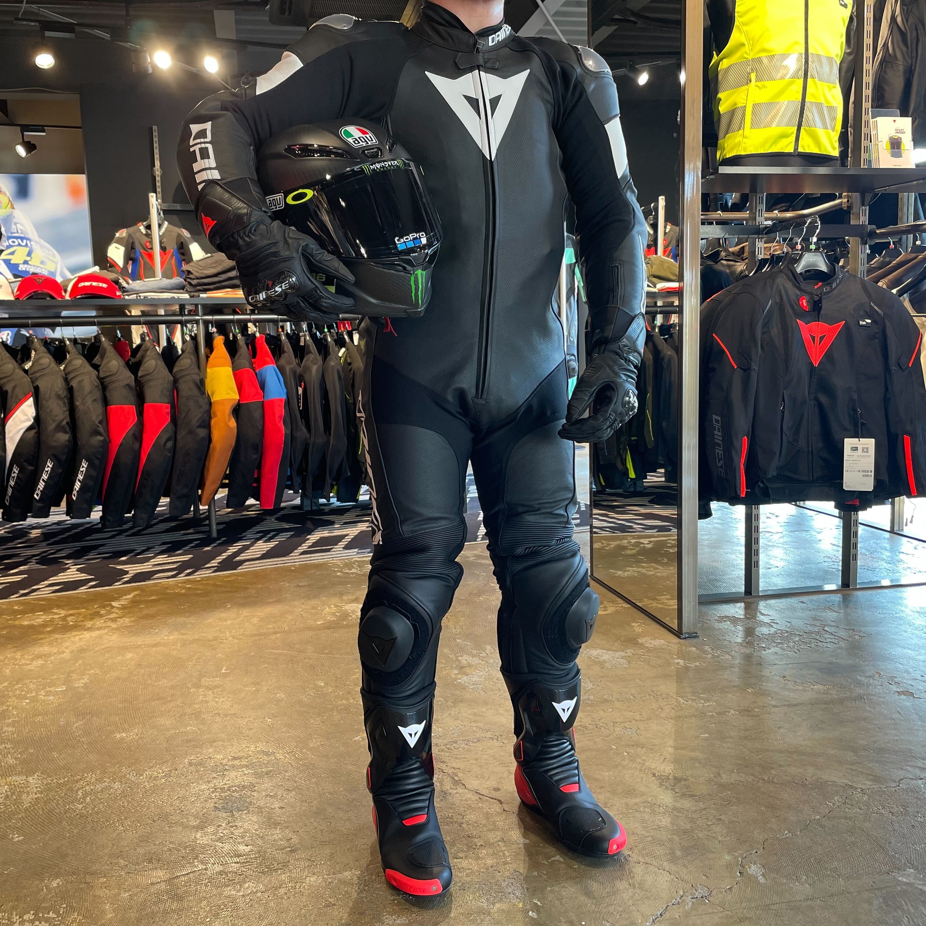 DAINESE TORQUE 3 OUT BOOTS - ひろっ ブラック/フルオレッド