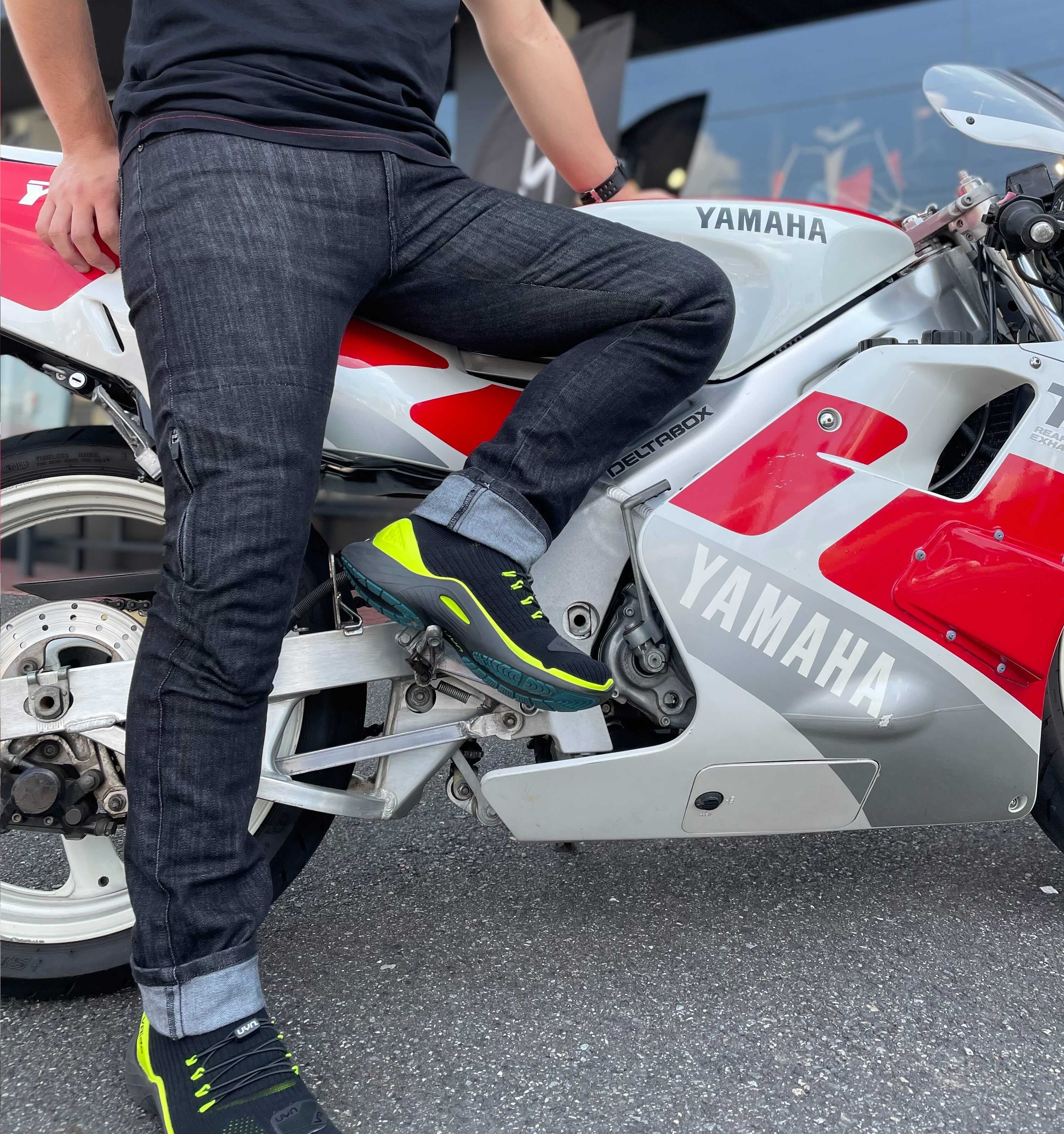 ☆dainese☆ダイネーゼ バイク用 デニムパンツ 膝プロテクター50 