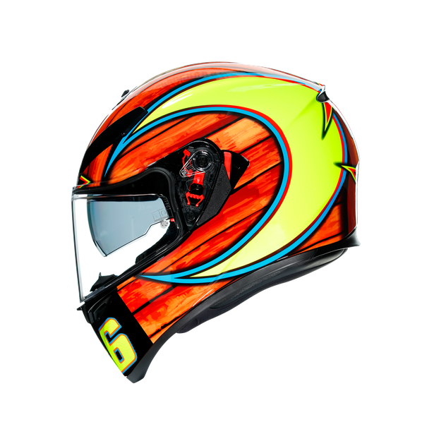 AGV K-3 SV ファイブコンチネンツ ロッシモデル　ヘルメット L ヘルメット/シールド