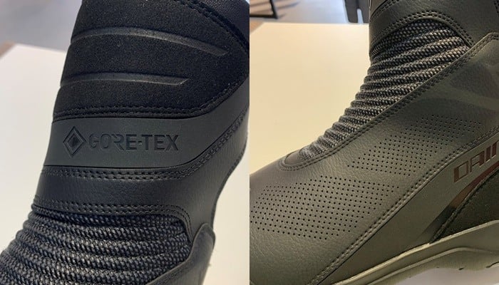 BLACKWING GORE-TEX® BOOTS防水性とパンチング加工により、快適さと