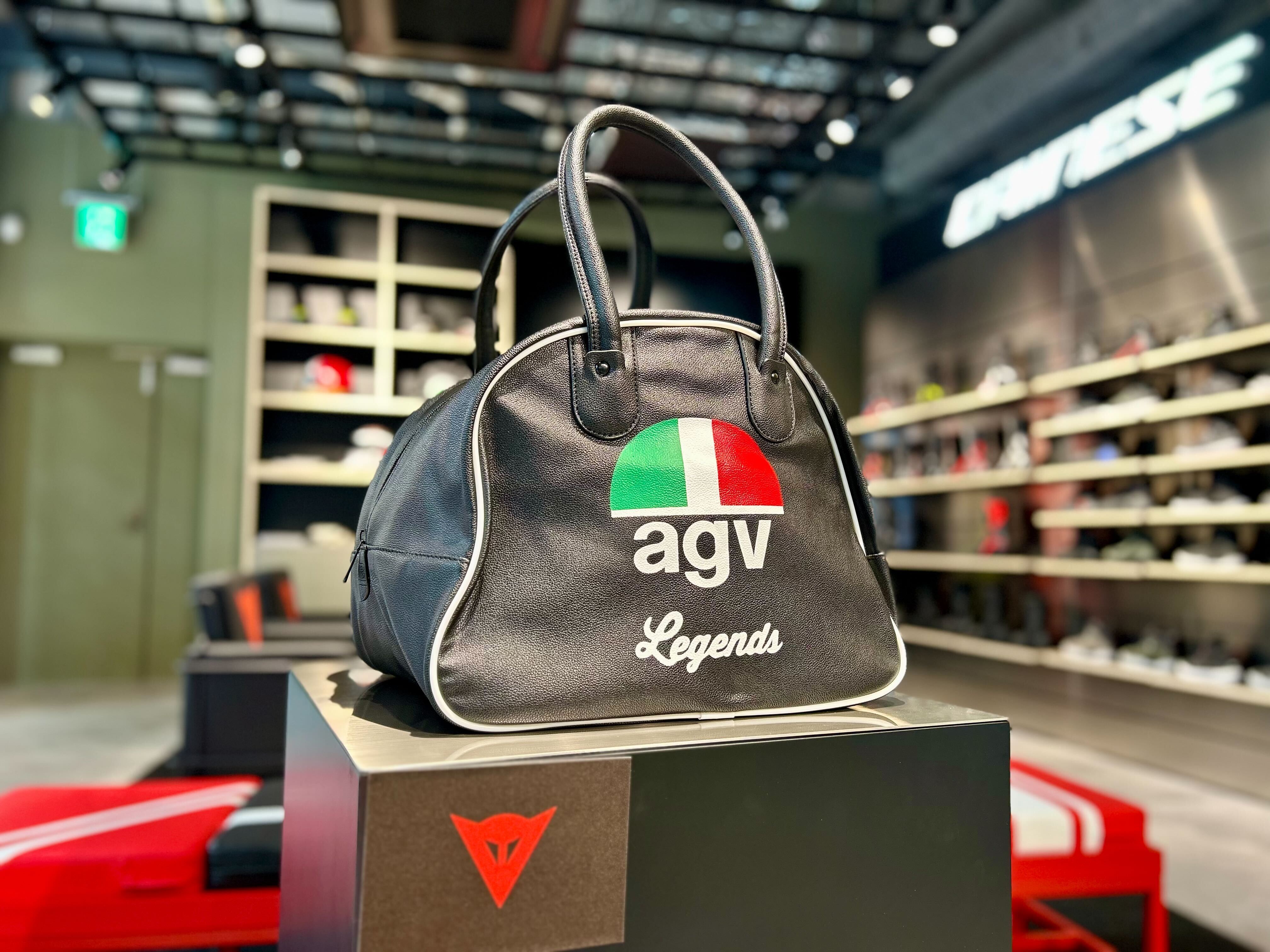 DIESEL agv コラボ　バイクヘルメット　ヘルメットバッグ AGV LEGENDS HELMET BAG - BLACK - ダイネーゼジャパン
