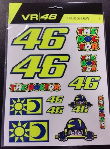 VR46コレクションからステッカーセットが入荷しました(^^)b