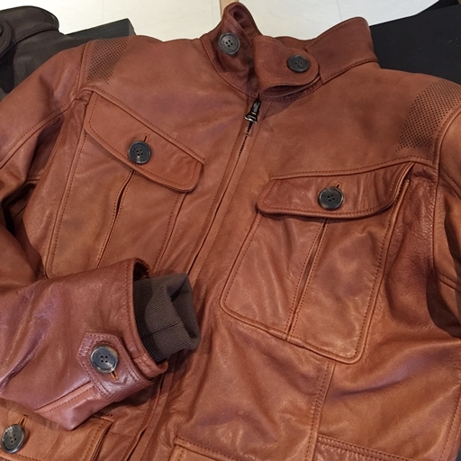 ダイネーゼ 36060コレクション バイク レザージャケット ブラウン サイズL 36060 Collection 新作ジャケットご紹介！！