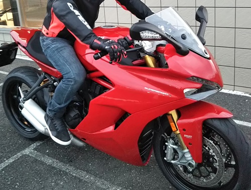 コーディネートのご紹介＜Ducati supersport＞