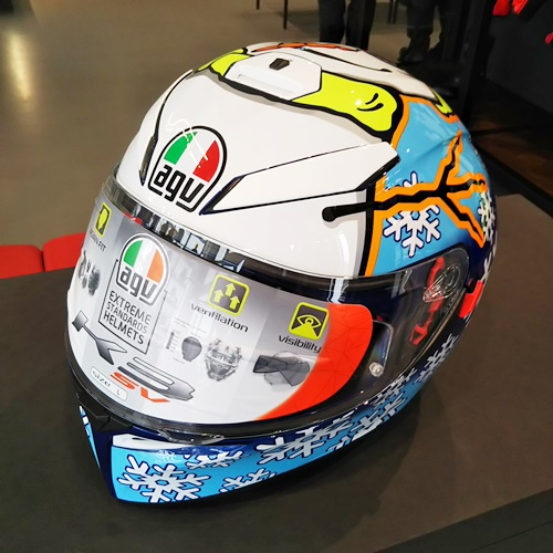 新作・AGV K-3 SV ROSSI WINTER TEST 2016 MPLKのご紹介