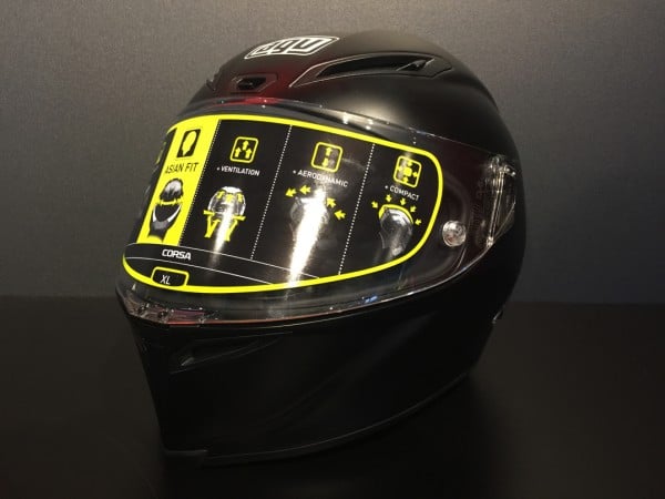 AGV CORSA MATT BLACK