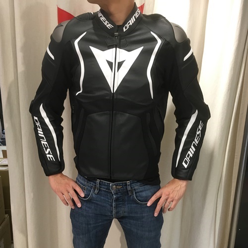 定価７万☆DAINESE ダイネーゼ レザージャケット ホワイト/50（M相当