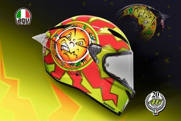 AGV PISTA GP R LIMEDIT. ROSSI 20YEARS