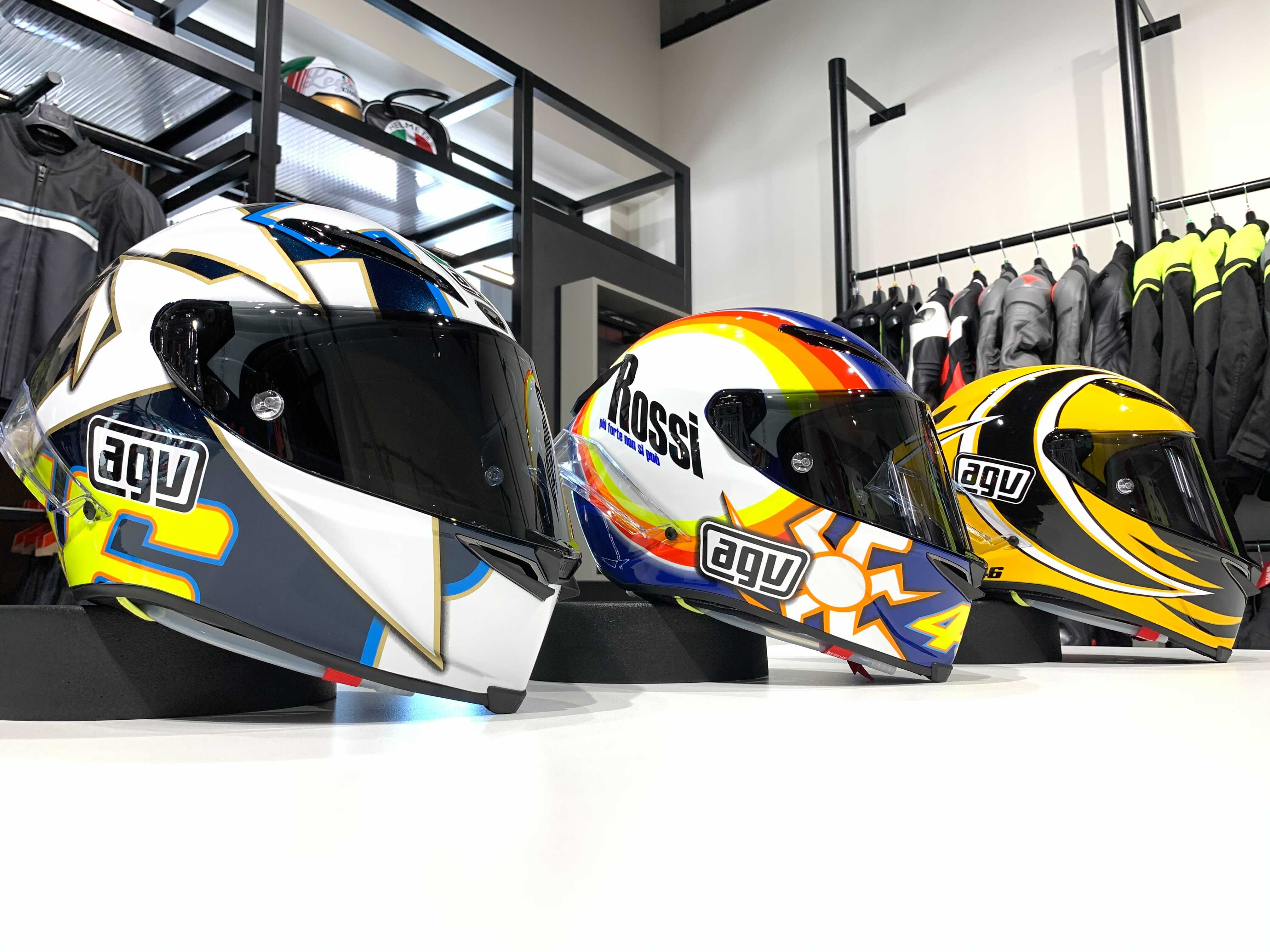 ”I CASCHI DI VALE” 未だかつてないバレンティーノ・ロッシのヘルメット３種類のご紹介