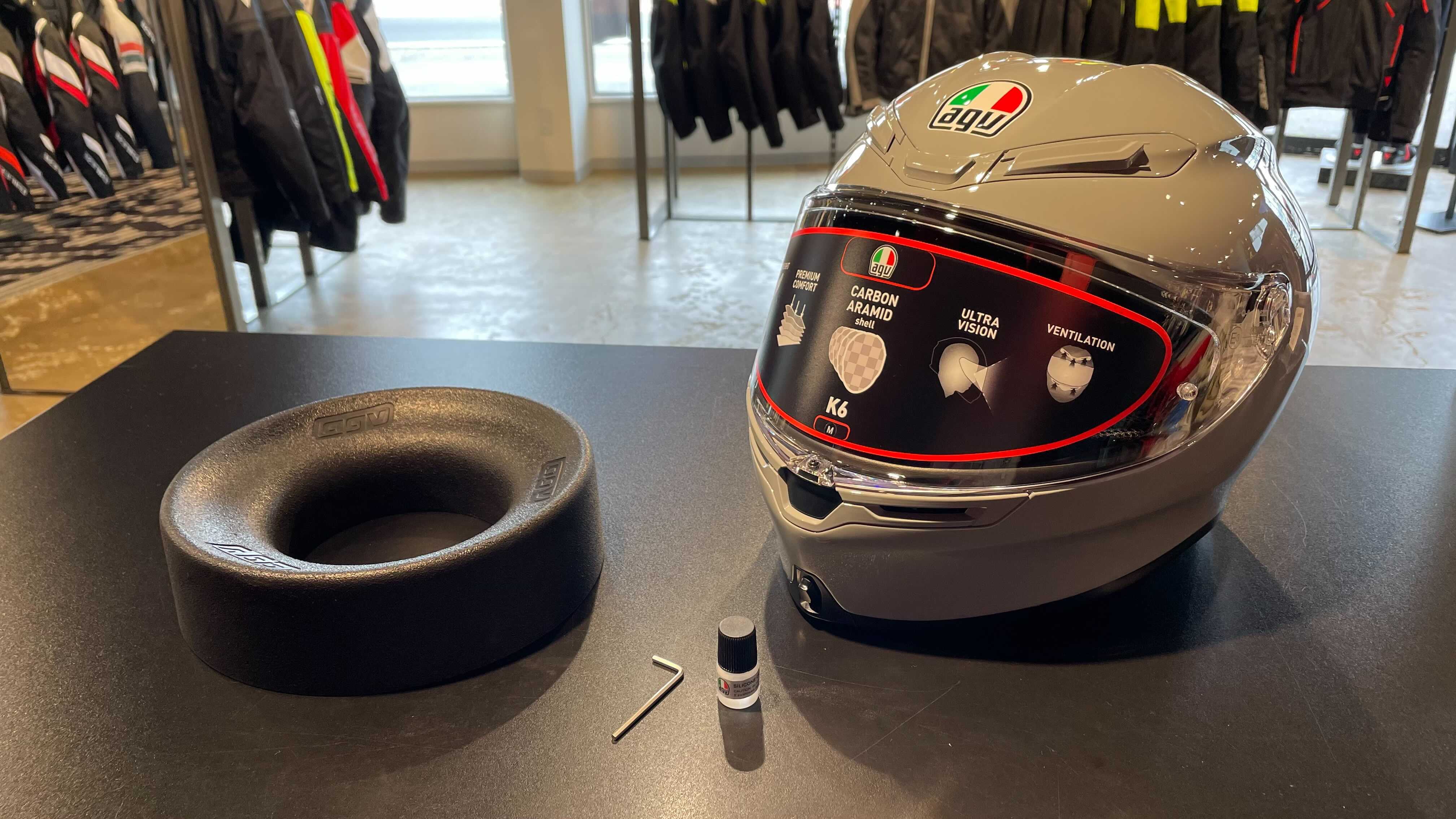 AGVヘルメットメンテナンス方法のご紹介【K6】